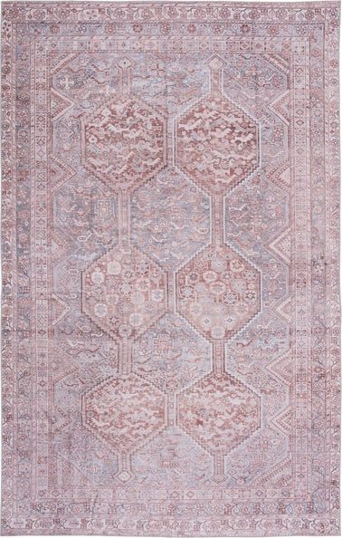 Safavieh Tucson TSN180 Grey / Rust Machine Washable Area Rug