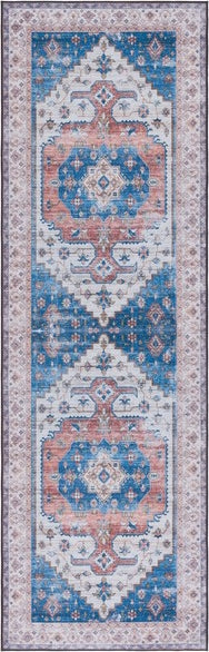 Safavieh Tucson TSN181 Beige / Blue Machine Washable Area Rug