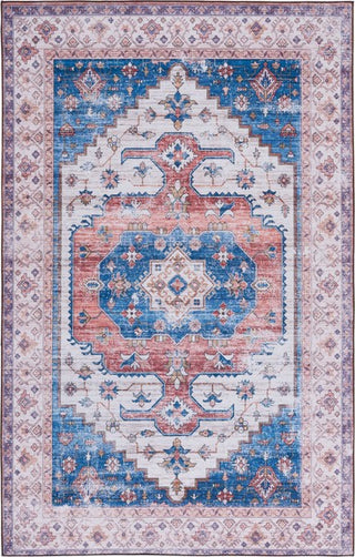 Safavieh Tucson TSN181 Beige / Blue Machine Washable Area Rug