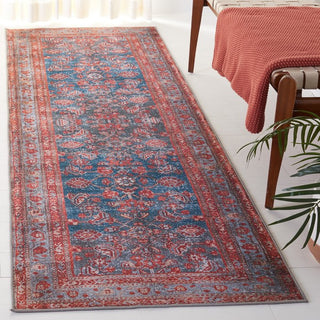 Safavieh Tucson TSN183 Blue / Rust Machine Washable Area Rug