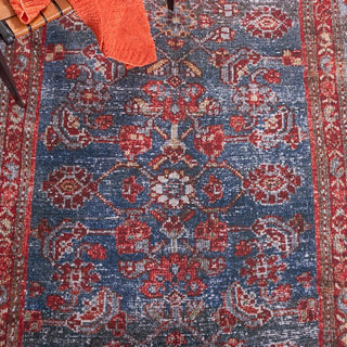 Safavieh Tucson TSN183 Blue / Rust Machine Washable Area Rug