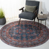 Safavieh Tucson TSN183 Blue / Rust Machine Washable Area Rug