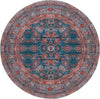 Safavieh Tucson TSN183 Blue / Rust Machine Washable Area Rug