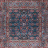 Safavieh Tucson TSN183 Blue / Rust Machine Washable Area Rug