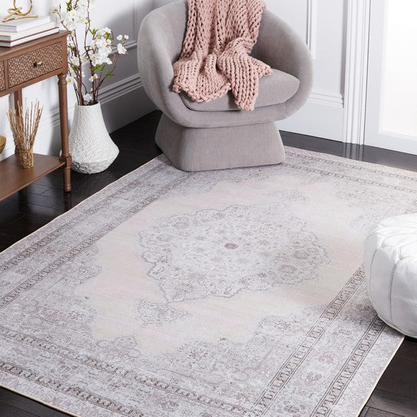 Safavieh Tucson TSN184 Beige / Light Green Machine Washable Area Rug Room Scene