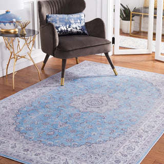 Safavieh Tucson TSN187 Blue / Grey Machine Washable Area Rug