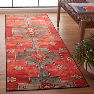 Safavieh Tucson TSN189 Rust / Green Machine Washable Area Rug