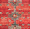 Safavieh Tucson TSN189 Rust / Green Machine Washable Area Rug