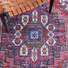 Safavieh Tucson TSN192 Red / Blue Machine Washable Area Rug