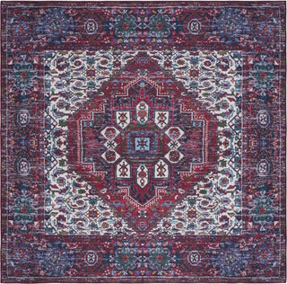 Safavieh Tucson TSN192 Red / Blue Machine Washable Area Rug