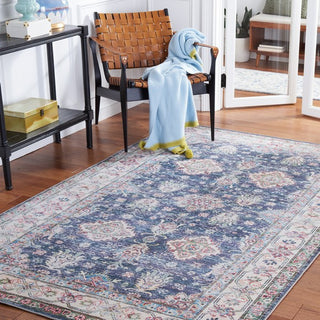 Safavieh Tucson TSN196 Navy / Beige Machine Washable Area Rug