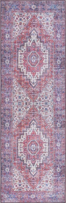 Safavieh Tucson TSN198 Red / Blue Machine Washable Area Rug