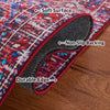 Safavieh Tucson TSN198 Red / Blue Machine Washable Area Rug