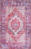 Safavieh Tucson TSN198 Red / Blue Machine Washable Area Rug