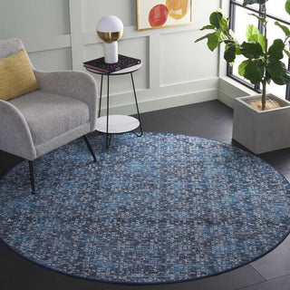 Safavieh Tucson TSN901 Blue / Grey Machine Washable Area Rug Room Scene Feature