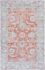 Safavieh Tucson TSN908 Turquoise / Rust Machine Washable Area Rug