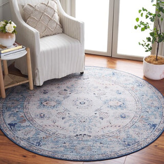 Safavieh Tucson TSN908 Blue / Beige Machine Washable Area Rug Room Scene Feature