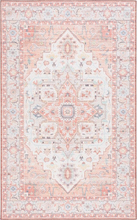 Safavieh Tucson TSN913 Light Rust / Beige Machine Washable Area Rug