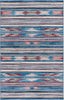 Safavieh Tucson TSN930 Blue / Rust Machine Washable Area Rug