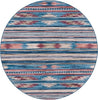 Safavieh Tucson TSN930 Blue / Rust Machine Washable Area Rug