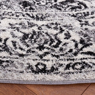 Safavieh Tulum TUL282A Ivory / Black Area Rug Detail