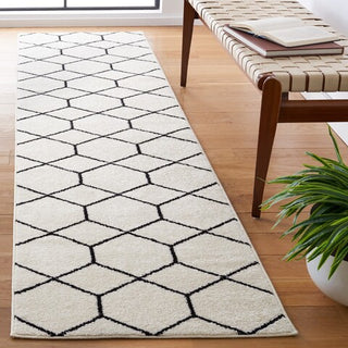 Safavieh Tulum TUL608A Ivory / Black Area Rug Room Scene Feature