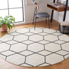 Safavieh Tulum TUL608A Ivory / Black Area Rug Room Scene