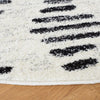 Safavieh Tulum TUL644A Ivory / Black Area Rug Detail