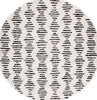 Safavieh Tulum TUL644A Ivory / Black Area Rug Round