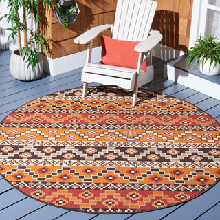 Safavieh Veranda VER095-0334 Rust / Red Area Rug Room Scene