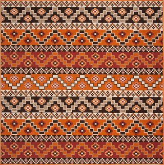 Safavieh Veranda VER095-0334 Rust / Red Area Rug Square