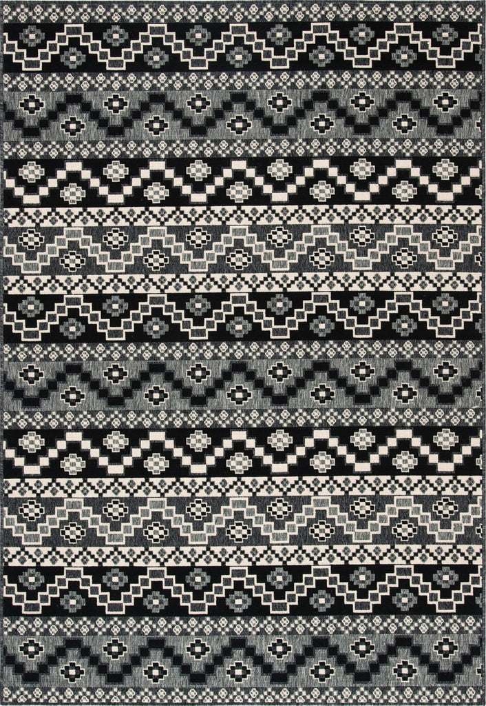 Safavieh Veranda VER095-0421 Black / Beige Area Rug main image