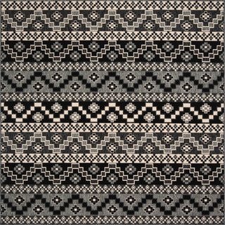 Safavieh Veranda VER095-0421 Black / Beige Area Rug Square