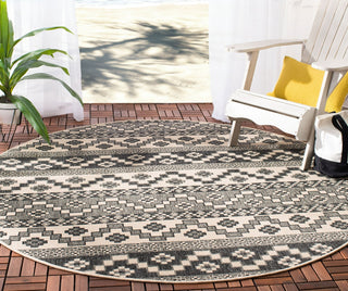 Safavieh Veranda VER095-3435 Grey / Beige Area Rug Room Scene