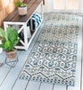 Safavieh Veranda VER095-3934 Turquoise / Blue Area Rug Room Scene Feature