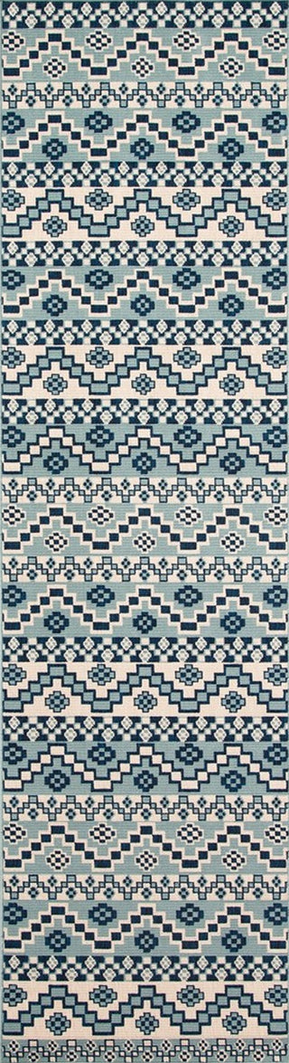 Safavieh Veranda VER095-3934 Turquoise / Blue Area Rug Runner