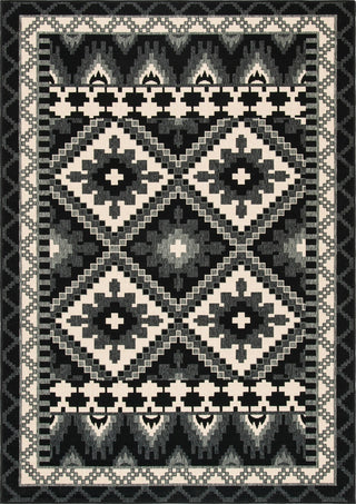 Safavieh Veranda VER096-0421 Black / Beige Area Rug main image