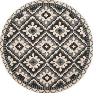 Safavieh Veranda VER096-3413 Beige / Grey Area Rug Round