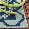 Safavieh Veranda VER096-3934 Turquoise / Blue Area Rug Detail