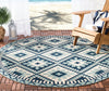 Safavieh Veranda VER096-3934 Turquoise / Blue Area Rug Room Scene