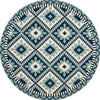 Safavieh Veranda VER096-3934 Turquoise / Blue Area Rug Round