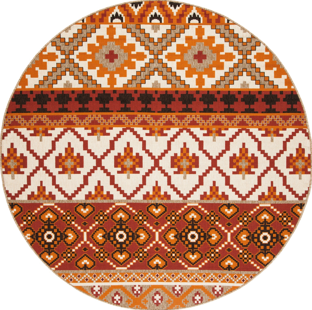 Safavieh Veranda VER097-0334 Red / Beige Area Rug main image