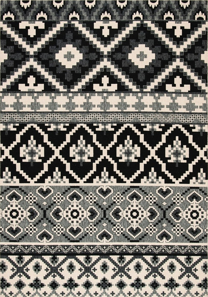 Safavieh Veranda VER097-0421 Black / Beige Area Rug main image