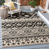 Safavieh Veranda VER097-0421 Black / Beige Area Rug Room Scene