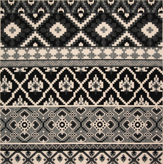 Safavieh Veranda VER097-0421 Black / Beige Area Rug Square