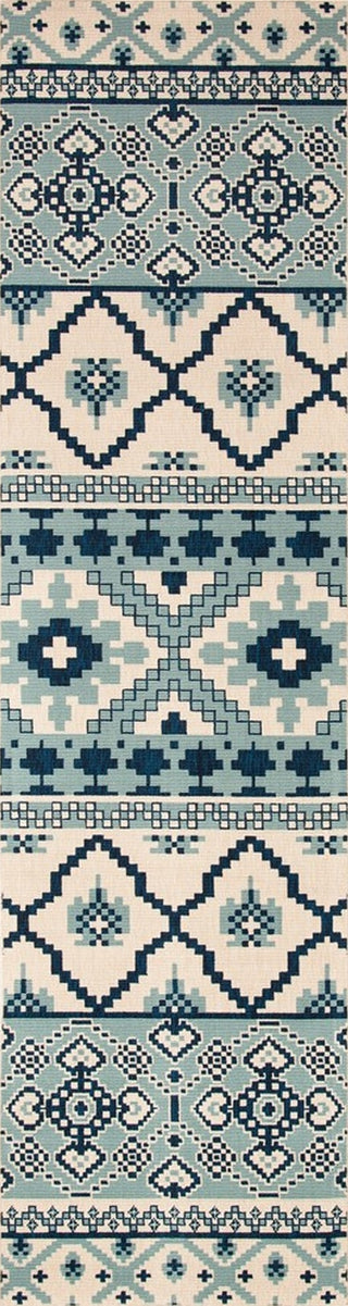 Safavieh Veranda VER097-3934 Turquoise / Blue Area Rug Runner