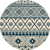 Safavieh Veranda VER097-3934 Turquoise / Blue Area Rug Round