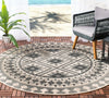 Safavieh Veranda VER099-3413 Ivory / Slate Area Rug Room Scene