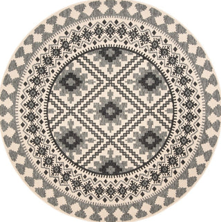 Safavieh Veranda VER099-3413 Ivory / Slate Area Rug Round