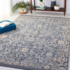 Safavieh Vivaldi VIV561 Navy / Ivory Area Rug Room Scene Feature